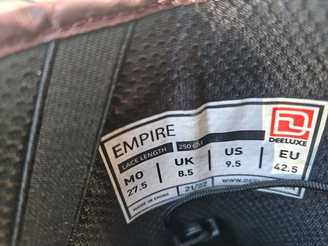 美品 EMPIRE スノーボードブーツ 27.5cm