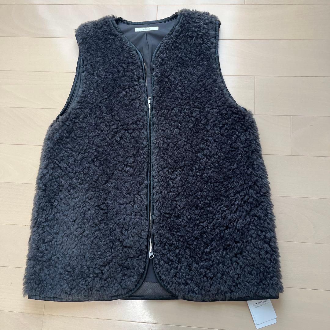 【2025】JOURNAL STANDARDシープフェイクファージップベスト美品