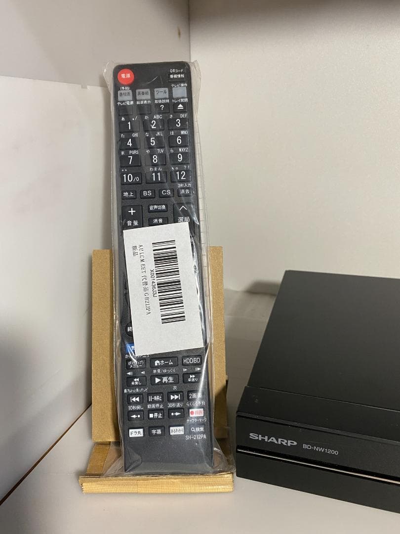 タイムセール中　BD-ＮW1200　18年製 容量アップHDD：1TB