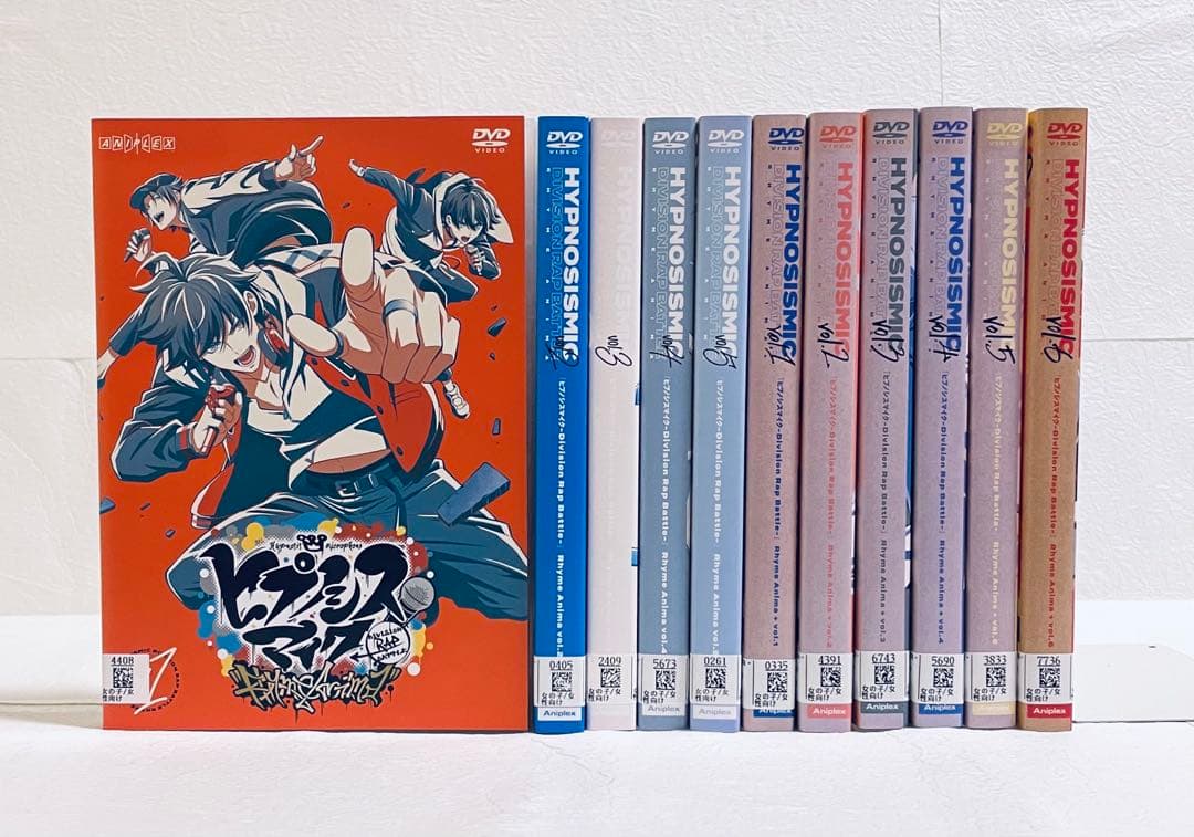 ヒプノシスマイク　1期(全5巻)+2期(全６巻) 【全11巻】　DVD 全巻