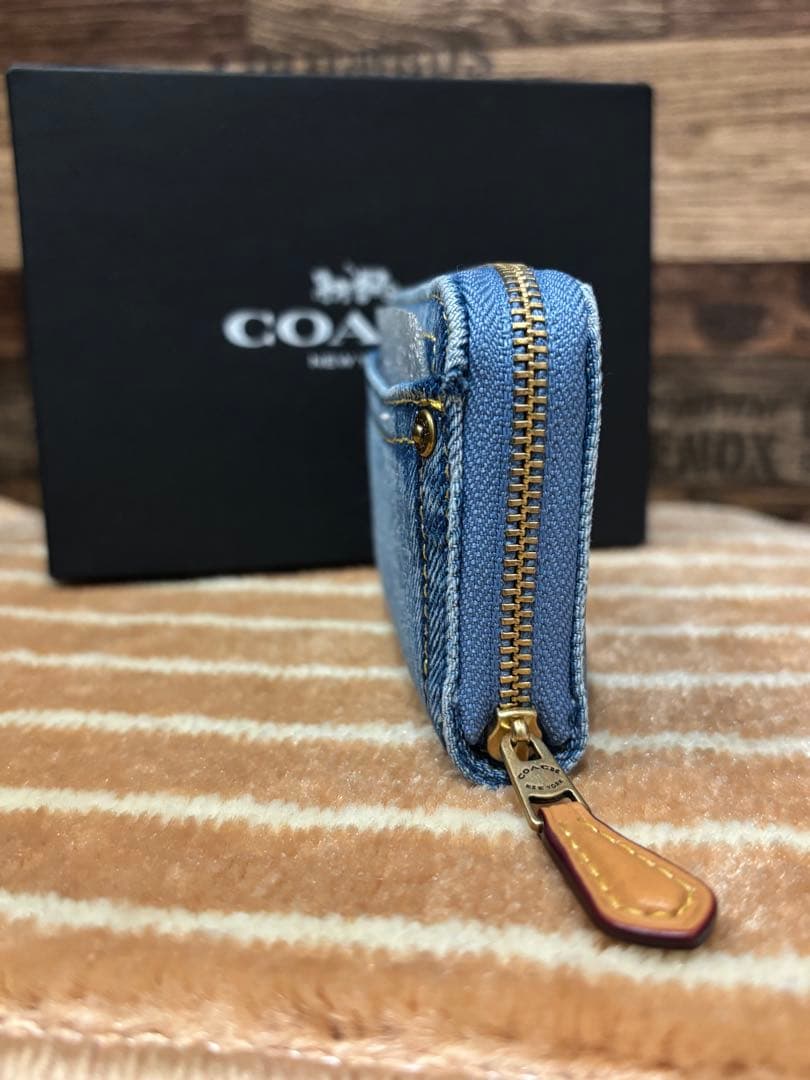 タコスケ様COACH スモールジップアラウンドカードケース　ケース