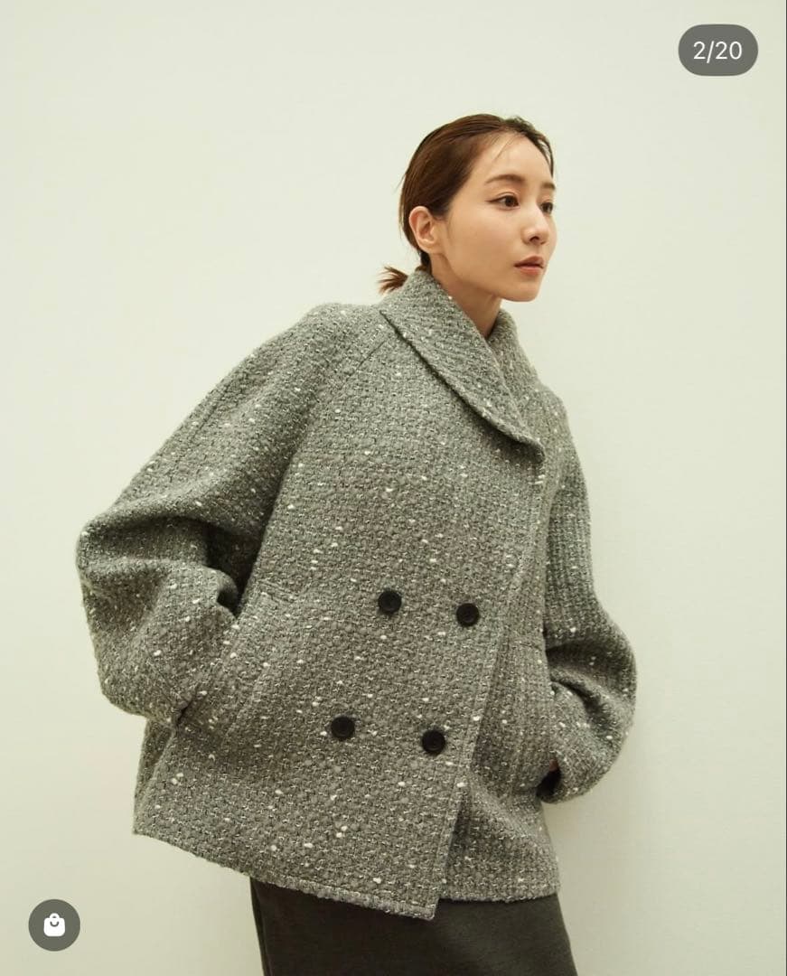 CLANE 田中みな実 コラボコート GLAY サイズ2