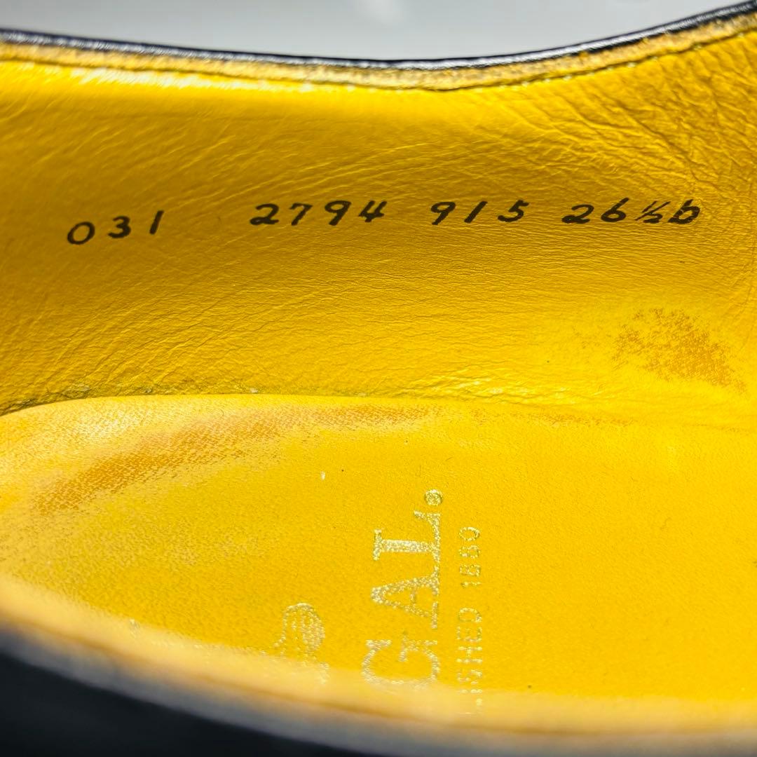 美品REGAL 2794 26.5cmストレートチップ 内羽根 黒 ビジネス