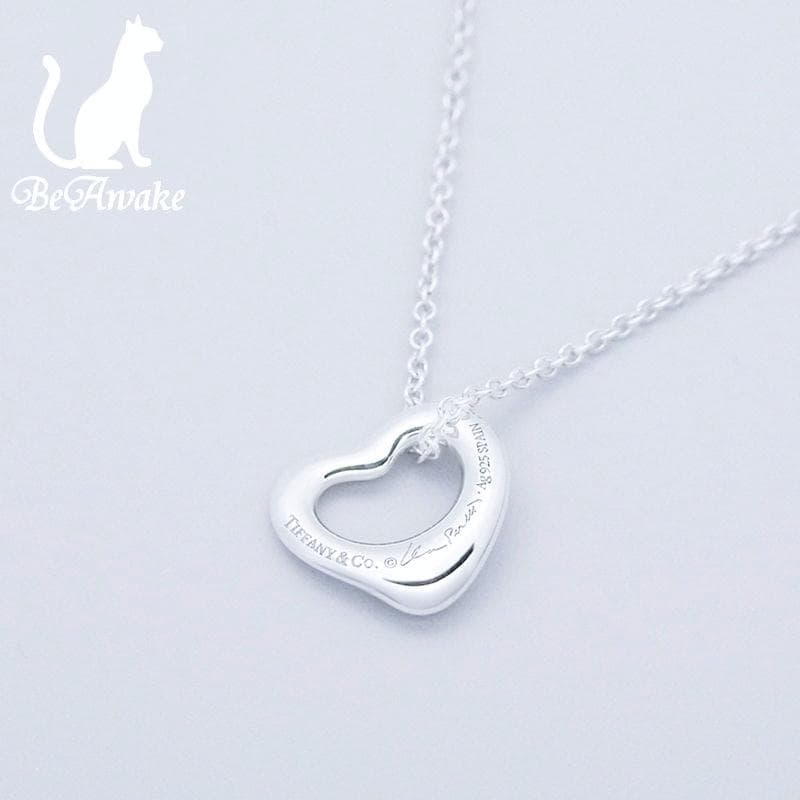 【新品仕上げ済】ティファニー オープンハート ペンダント ネックレス ミニ SS