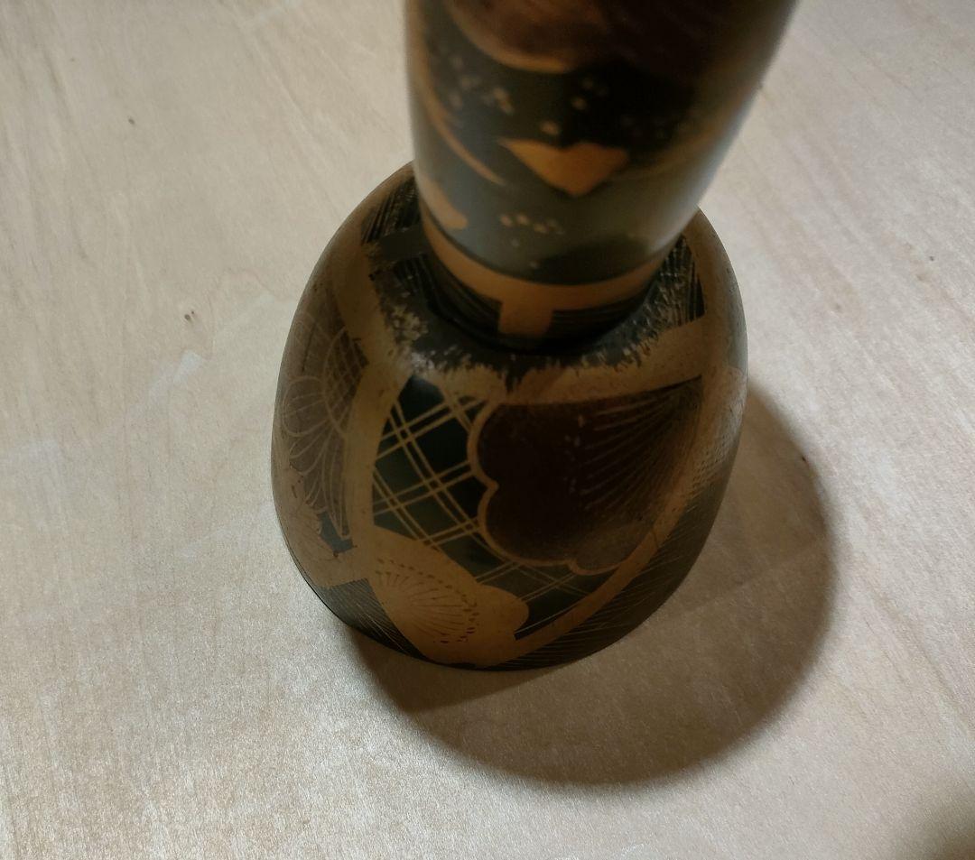 You 小鼓の胴 梅松菊の図柄