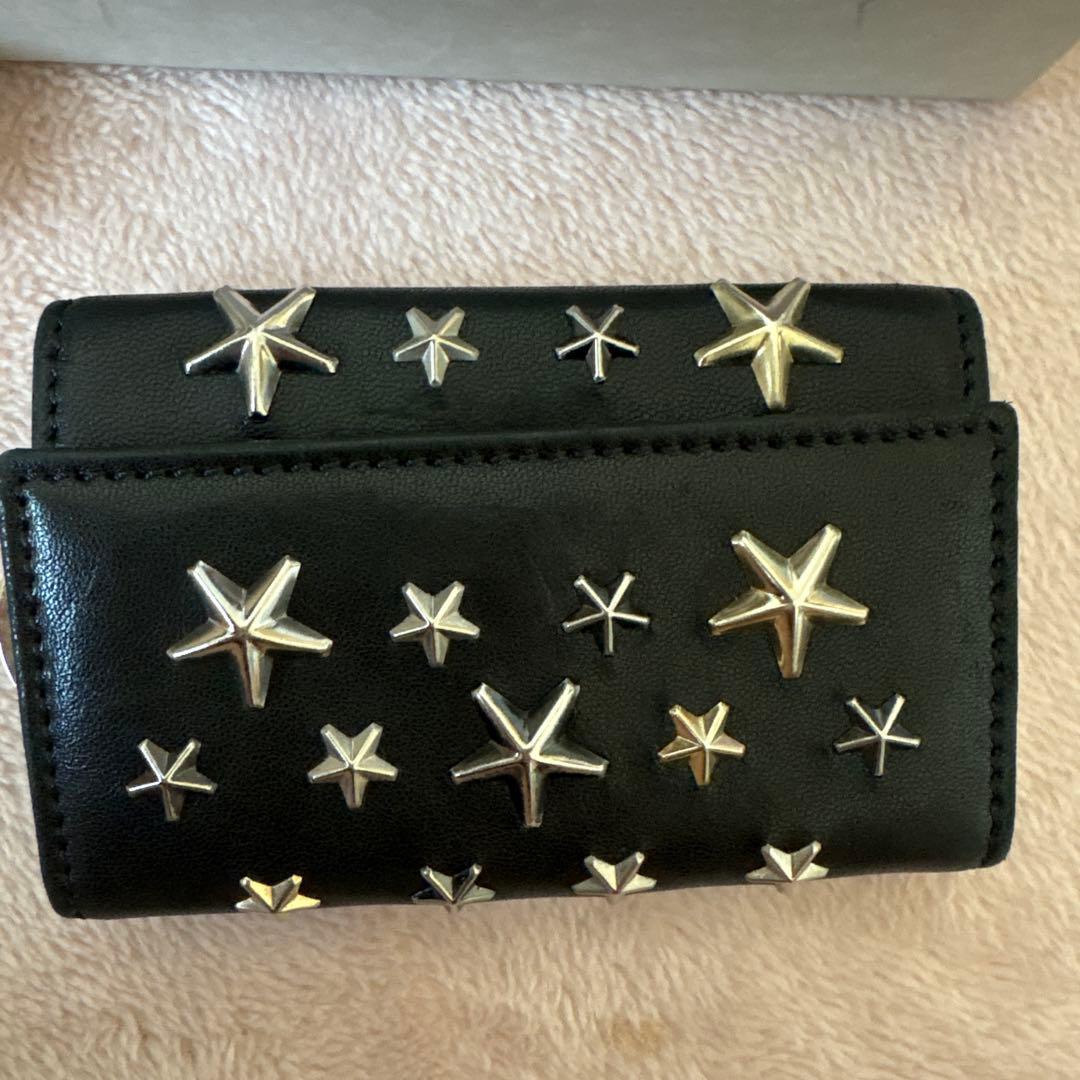 JIMMY CHOO NEPTUNE ブラックキーケース