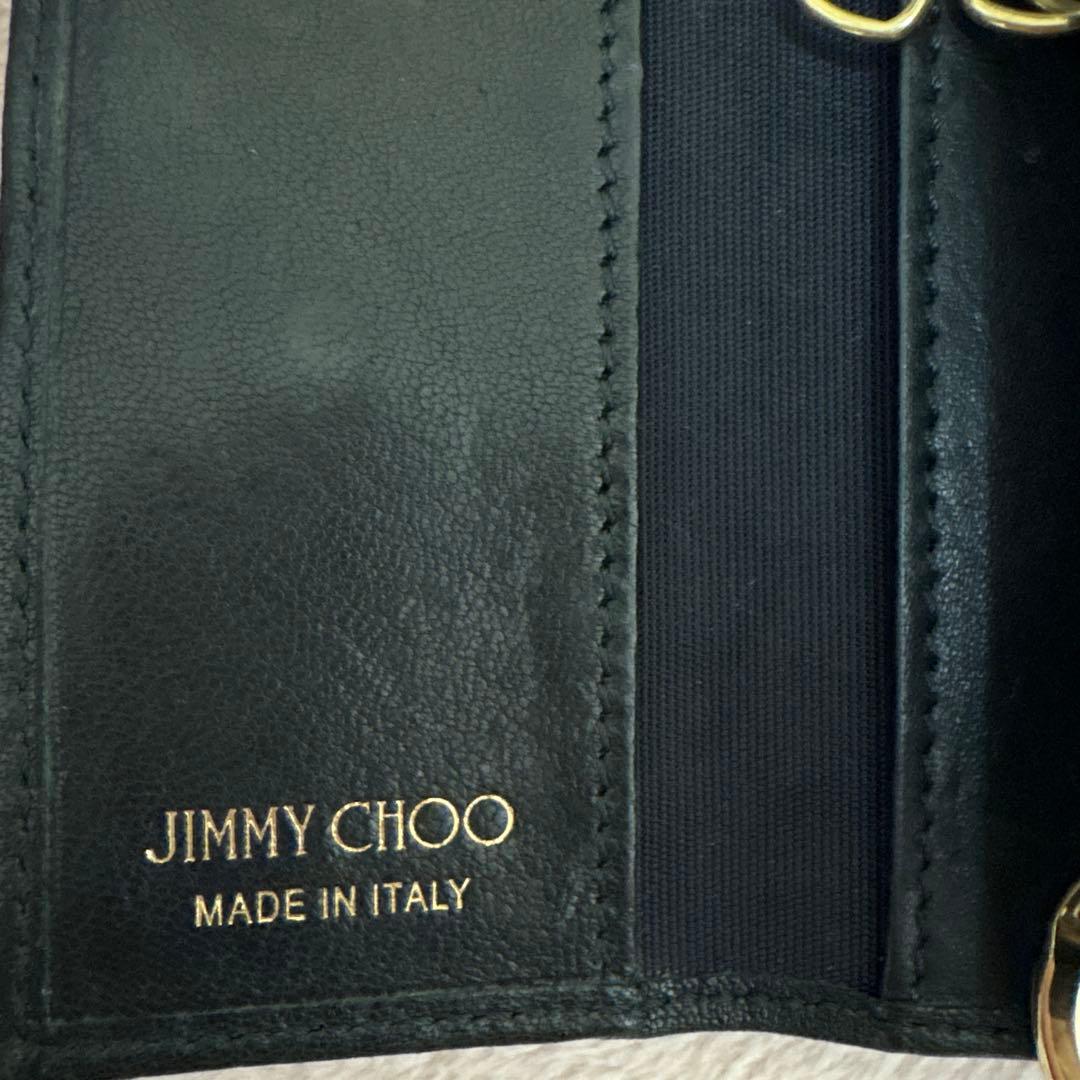 JIMMY CHOO NEPTUNE ブラックキーケース