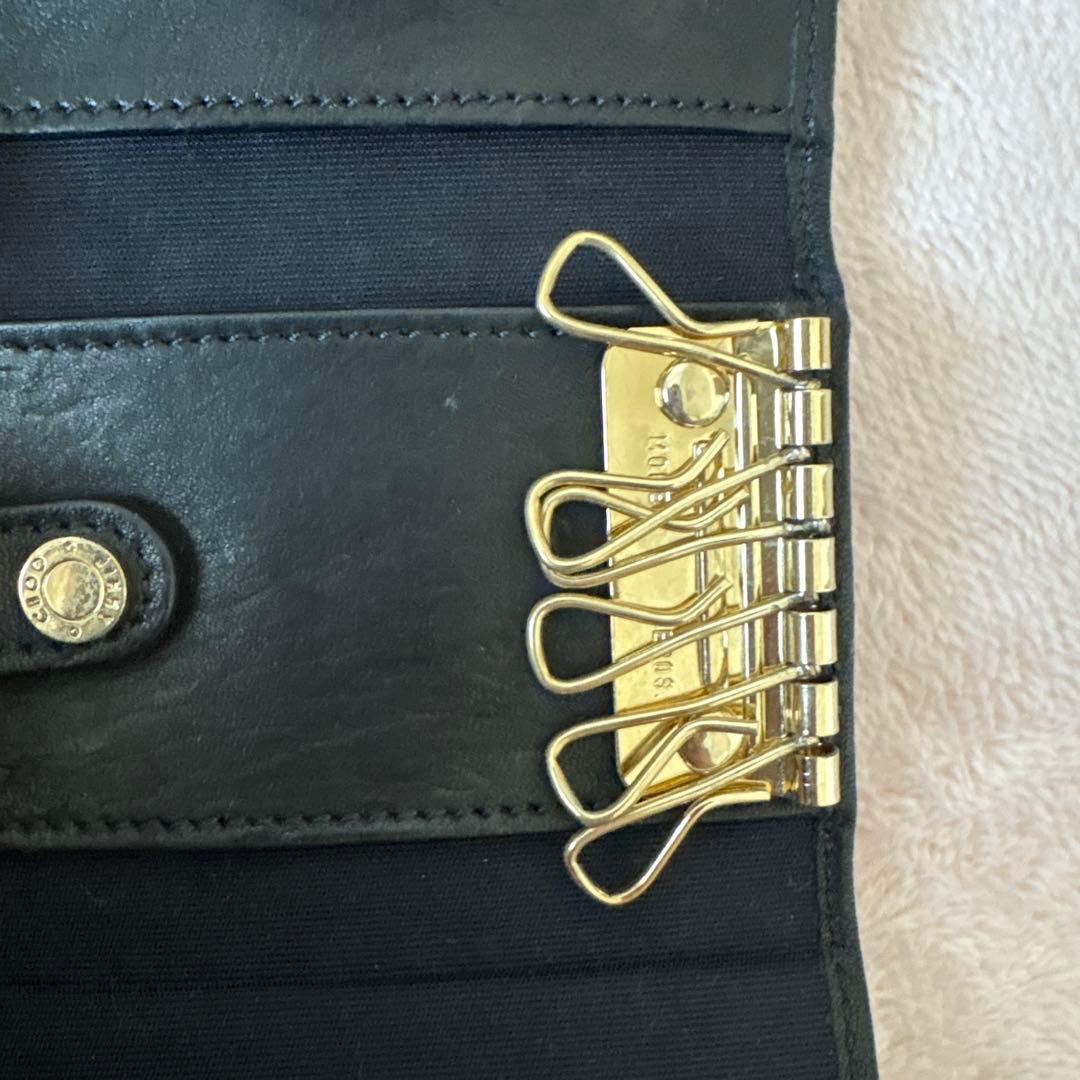 JIMMY CHOO NEPTUNE ブラックキーケース