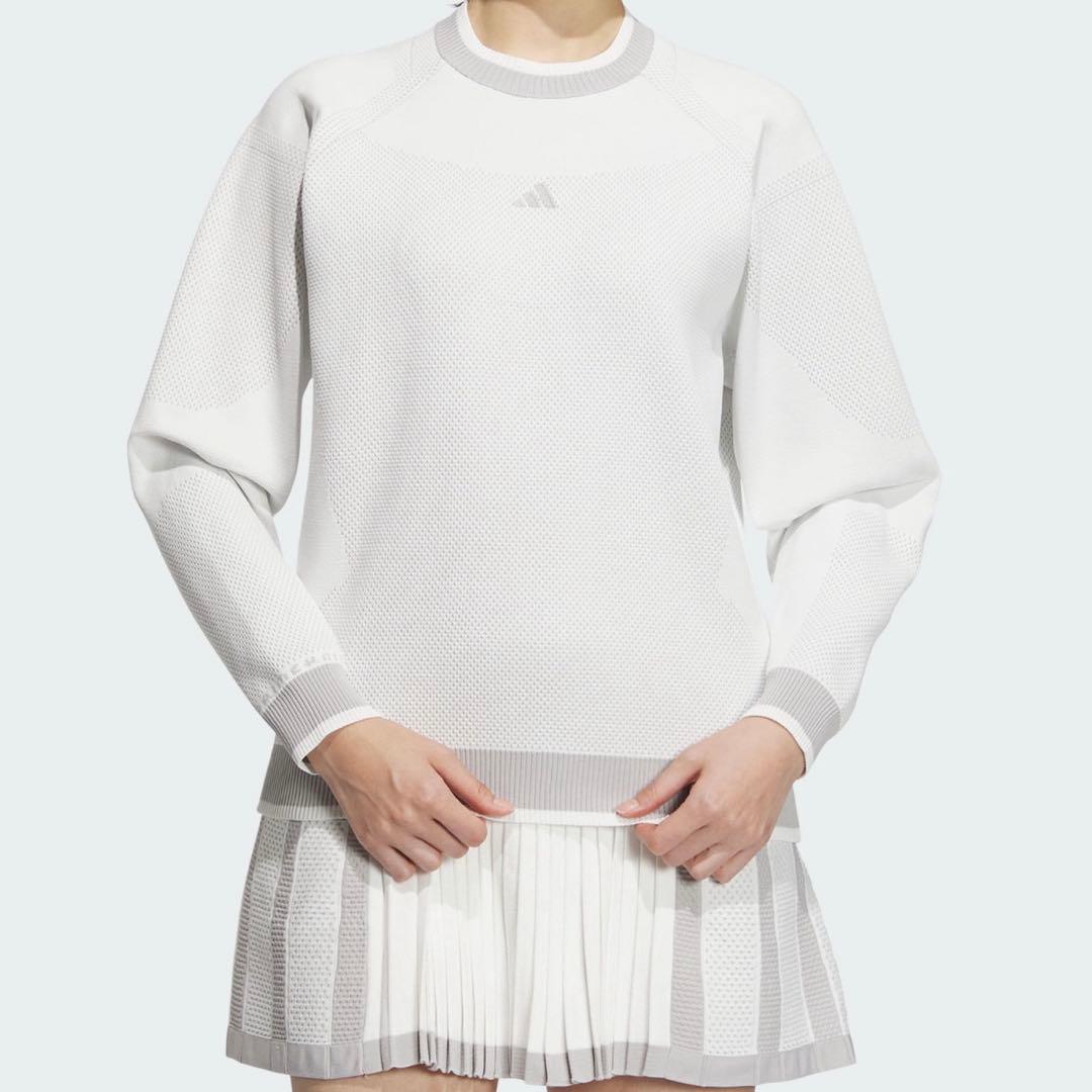 アディダスゴルフ　ニット×プリーツスカート