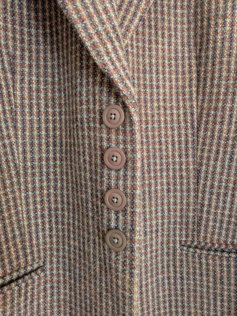 TODAYFUL 2025ウール100%チェックジャケット 36 新品タグ付き