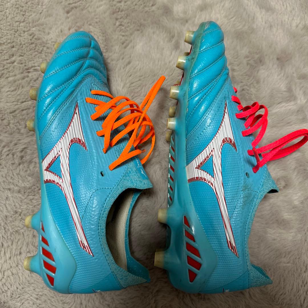 Mizuno サッカーシューズ アクアブルー 海外限定