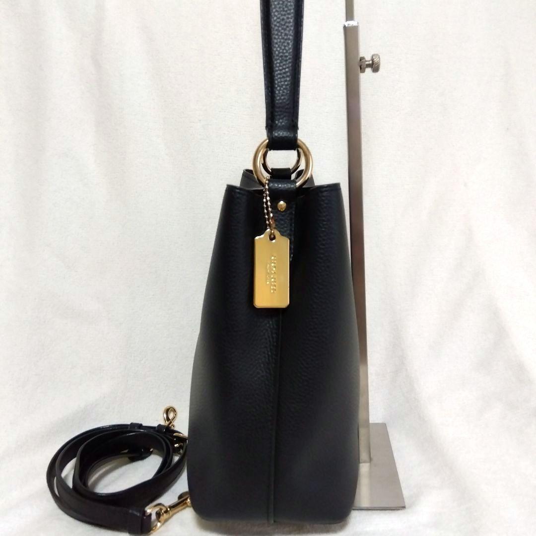COACH スモール タウン バケット バッグ ショルダーバッグ ブラック