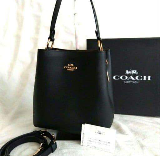 COACH スモール タウン バケット バッグ ショルダーバッグ ブラック