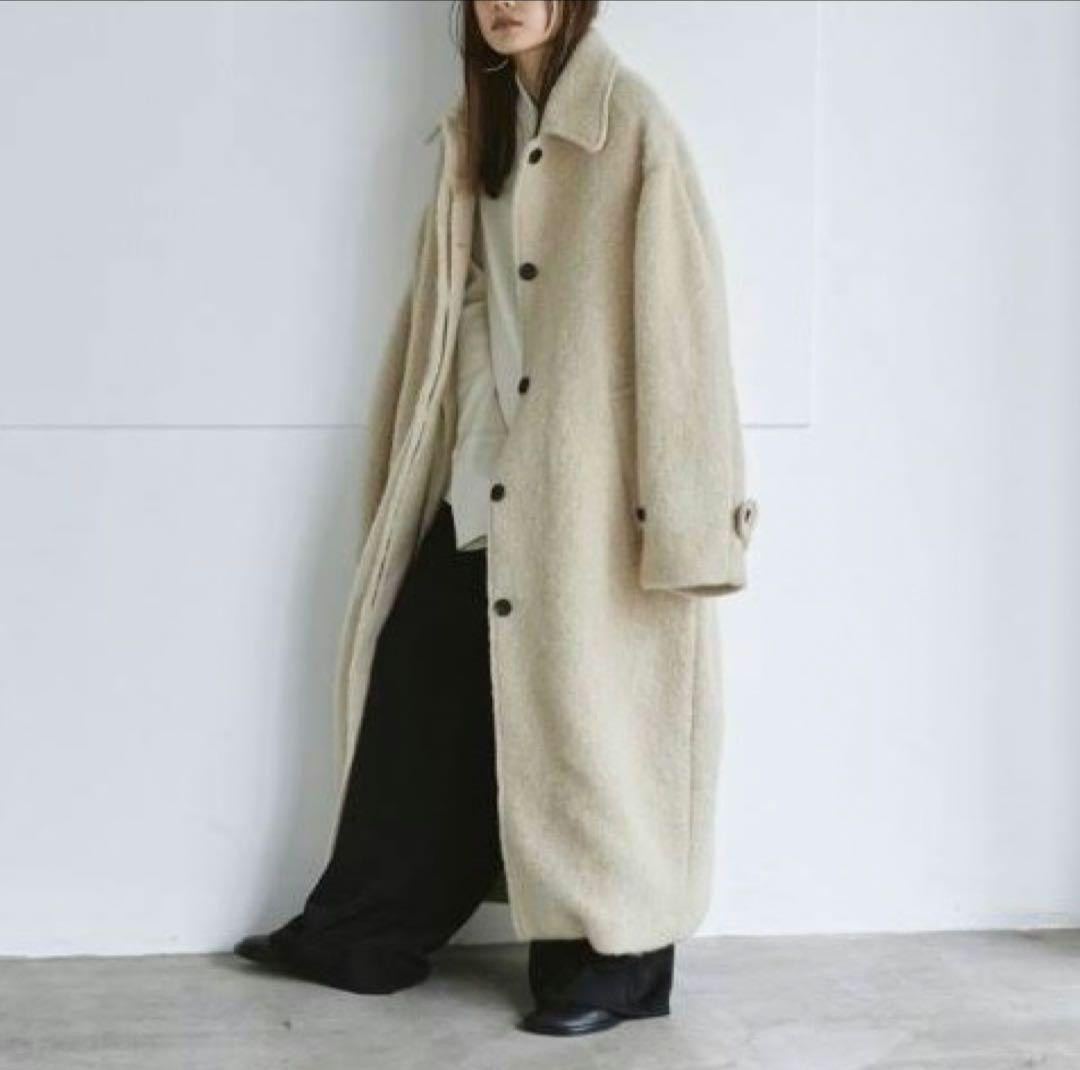 todayful トゥデイフル シャギー オーバー コート