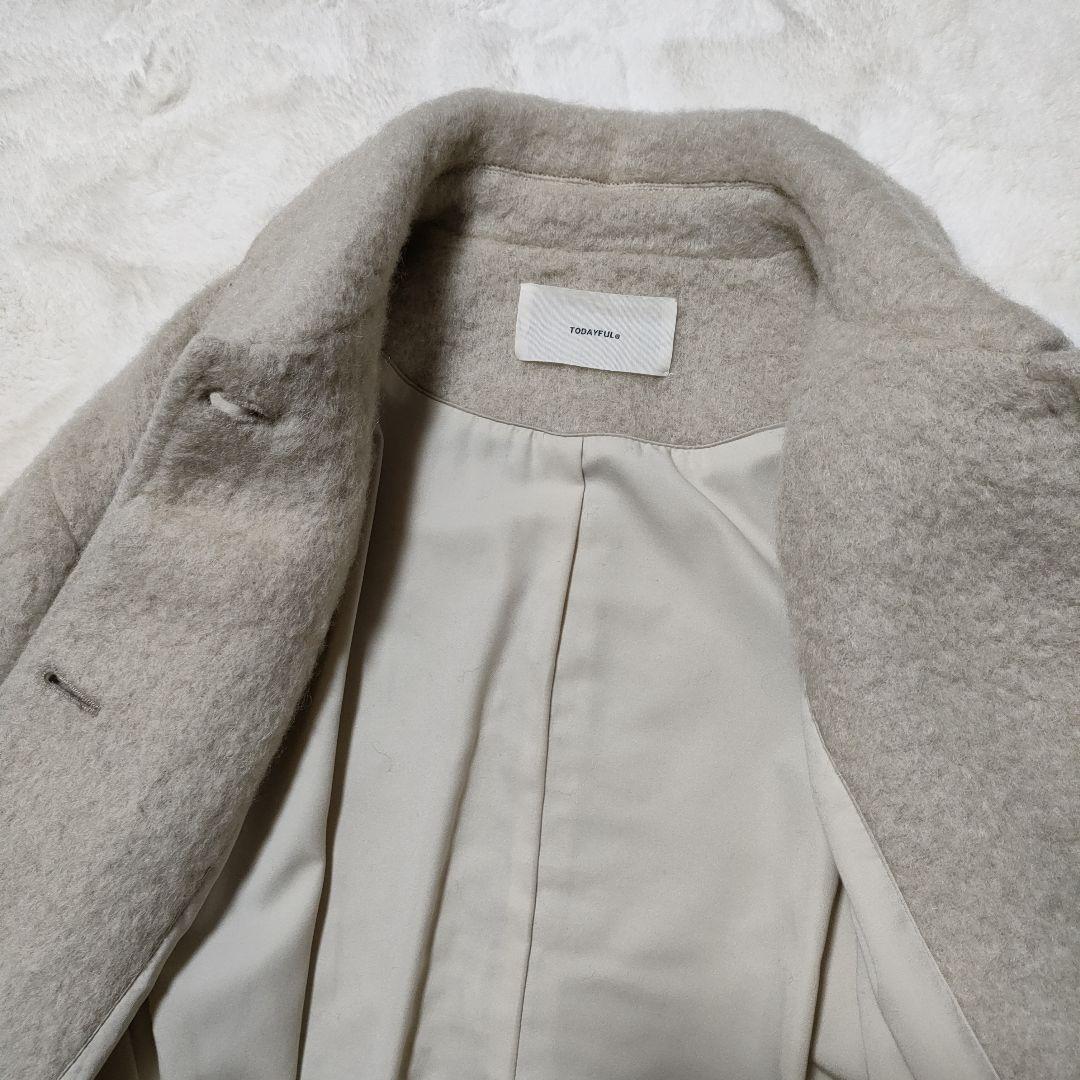 todayful トゥデイフル シャギー オーバー コート
