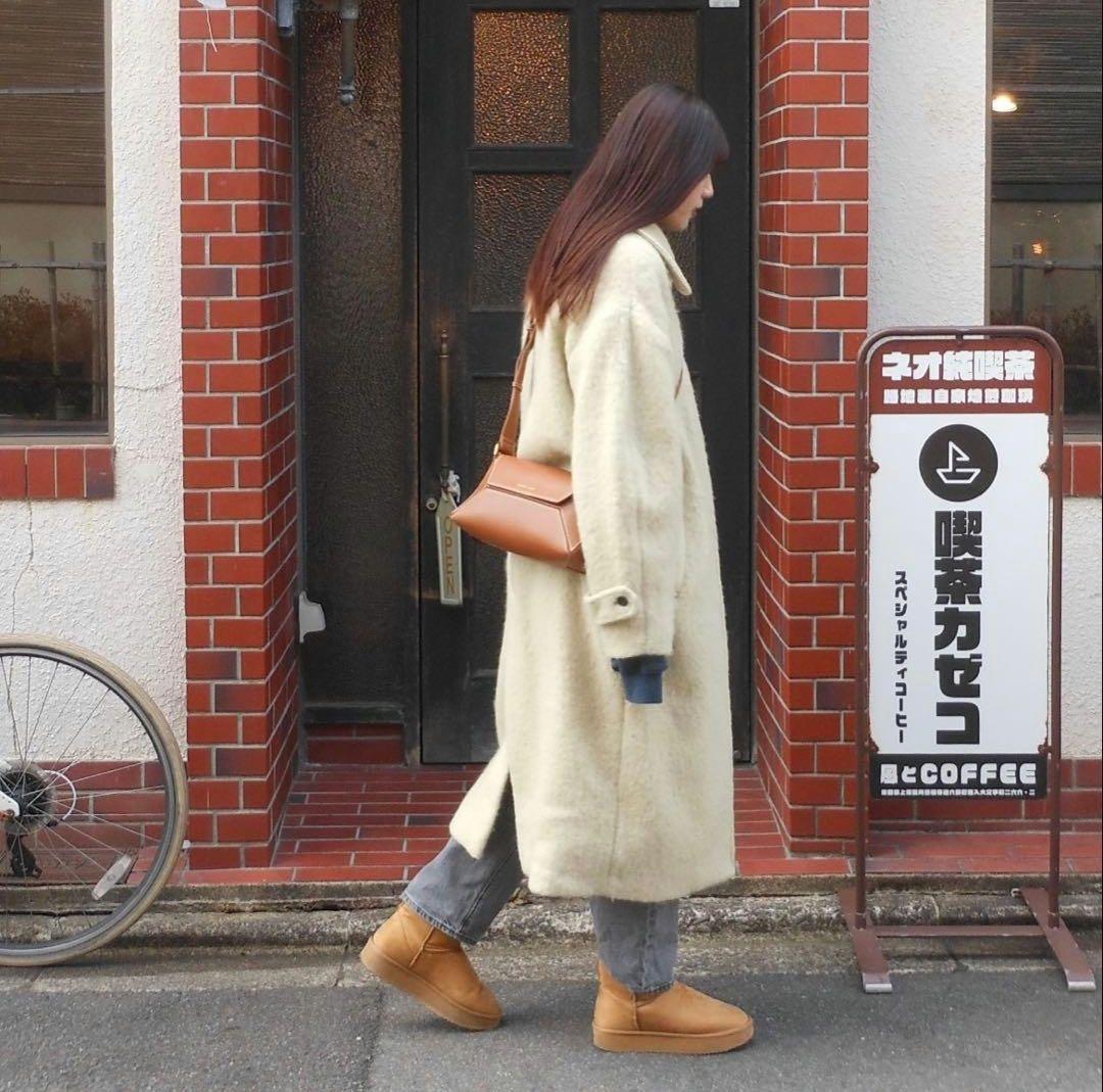 todayful トゥデイフル シャギー オーバー コート