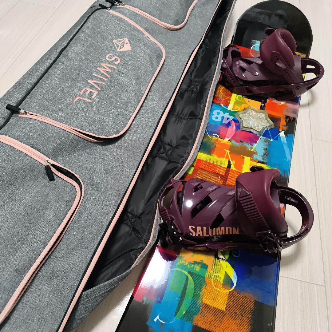 ア*※様 スノーボードセット SALOMON SWIVEL