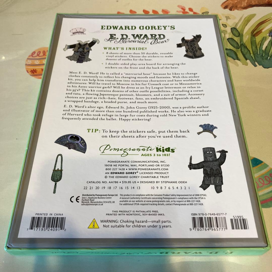 EDWARD GOREY E.D. WARD ステッカーキット　ゴーリー　シール