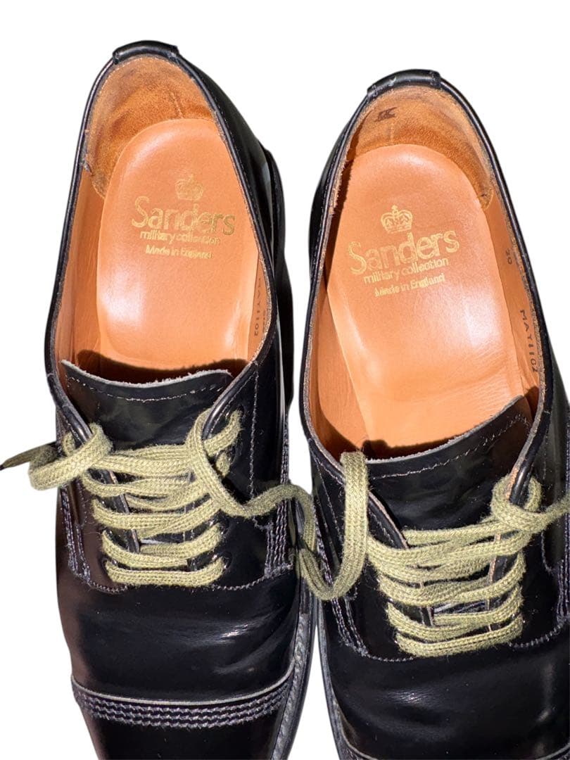 靴 Sanders Military Darby Shoe UK5.5