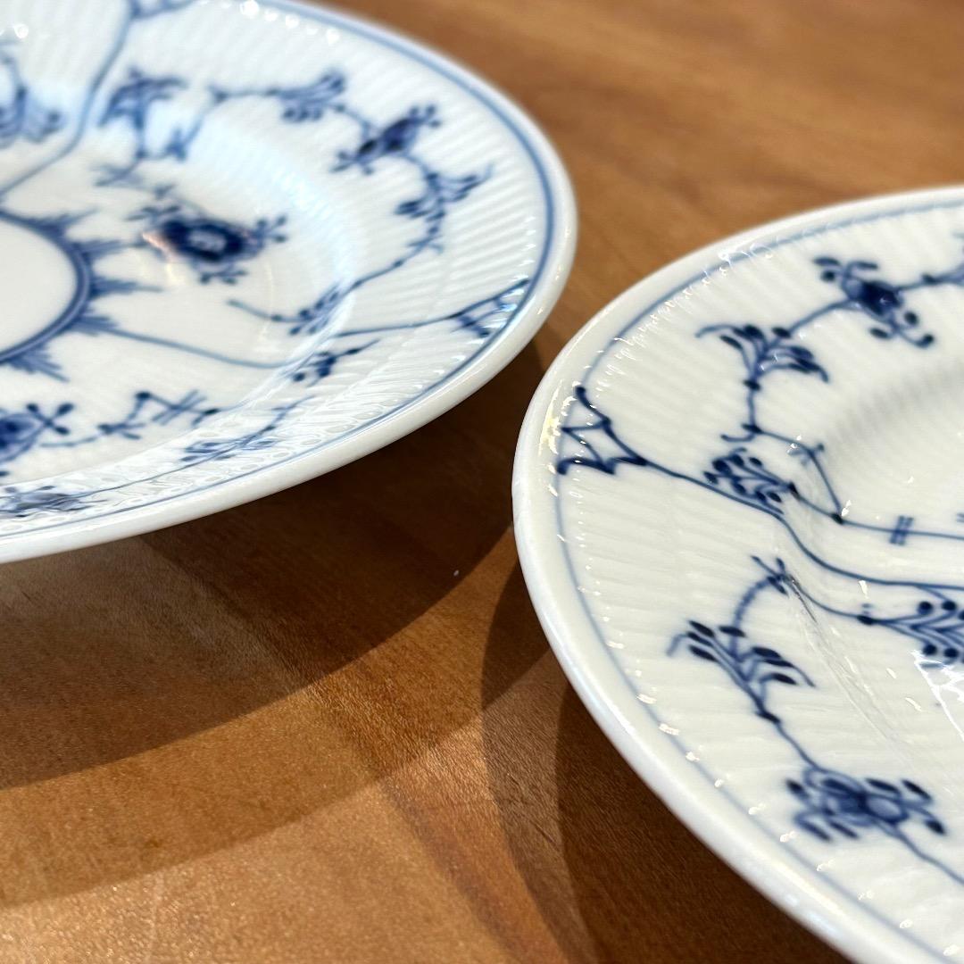 ロイヤルコペンハーゲン★プレイン★17cmケーキ皿★2枚組★美品