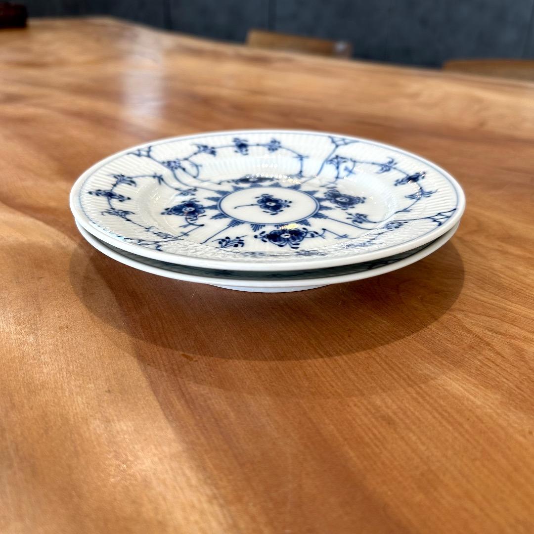 ロイヤルコペンハーゲン★プレイン★17cmケーキ皿★2枚組★美品