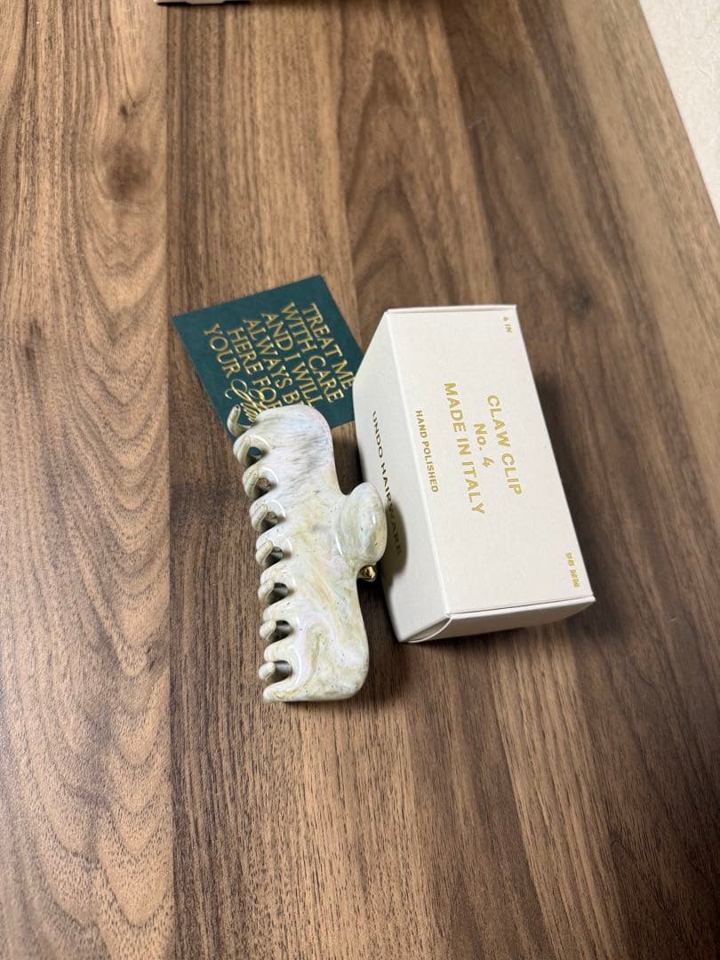 【UNDO HAIRWARE】クロークリップ No.4-GreenMarble-