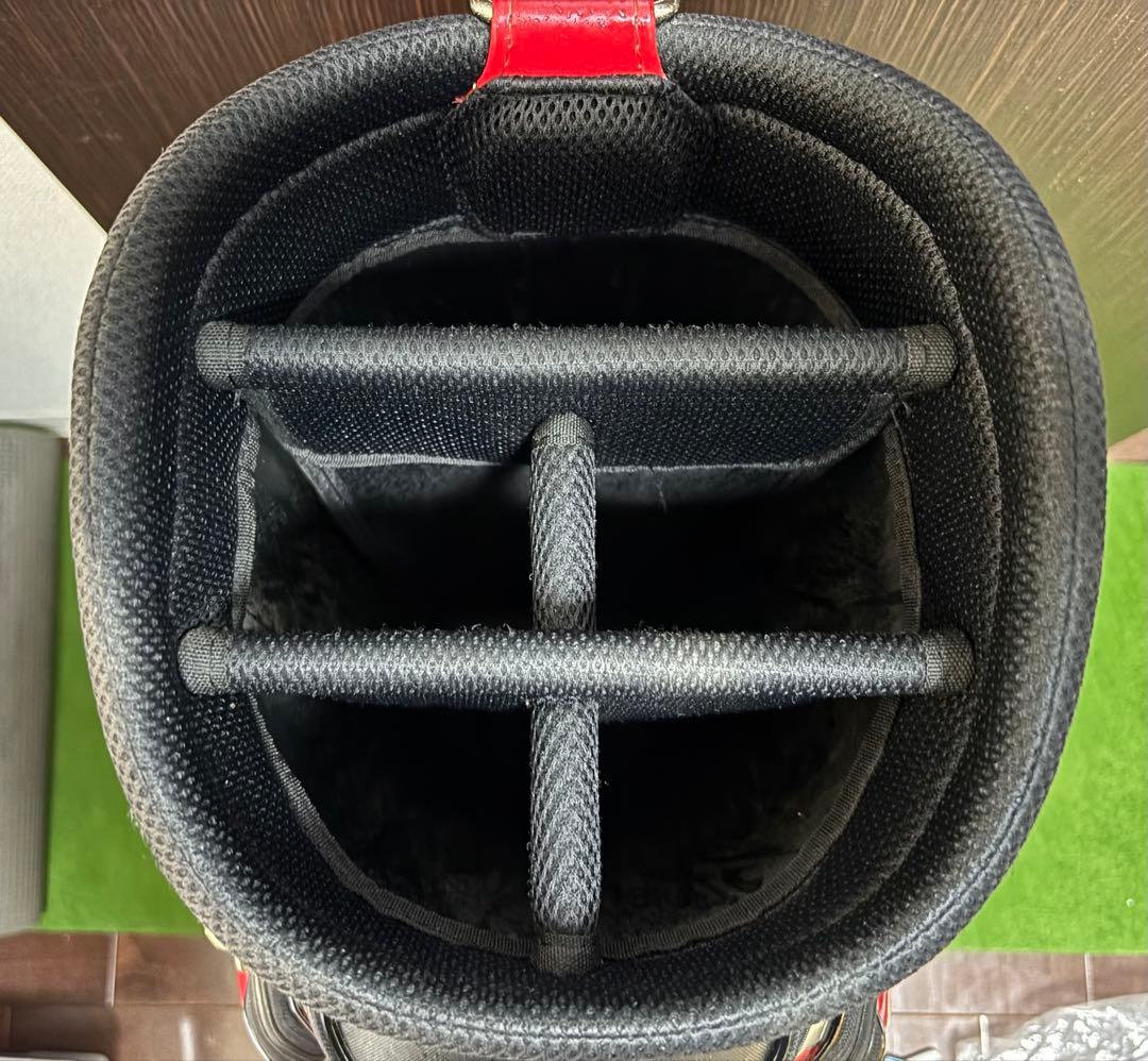 【最終値下げ】BRIDGESTONE ゴルフ キャディバッグ レッド/ブラック