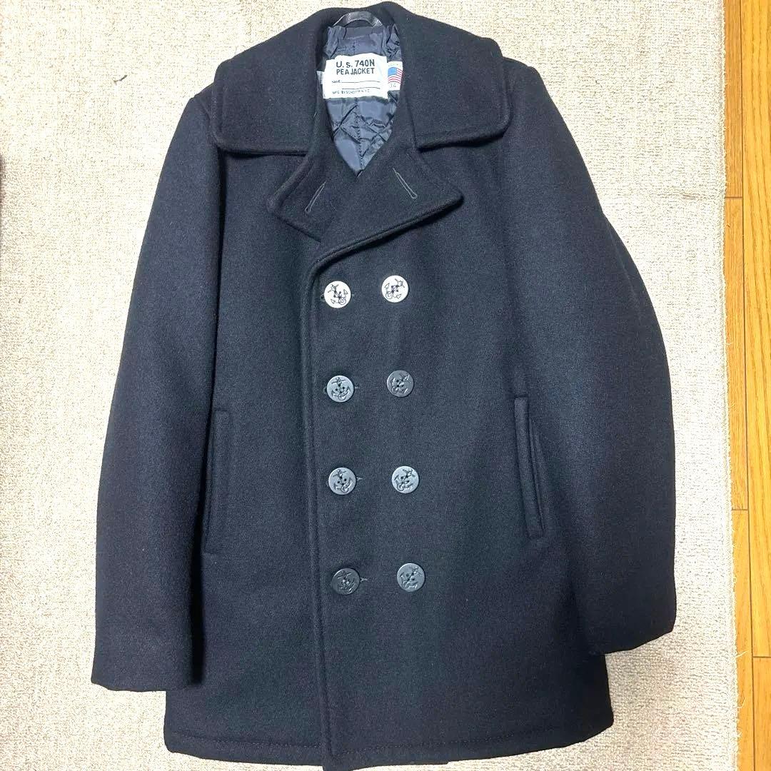 【美品】SCHOTTUS 740NPEAJACKET 34ショットピージャケット