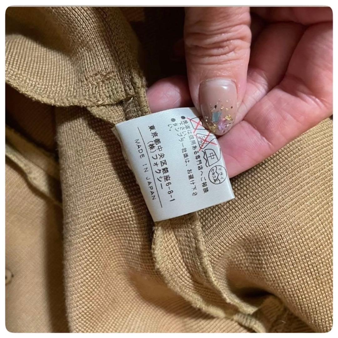 【美品】 FOXEY コート ブラウン 42サイズ （L） ウール100%