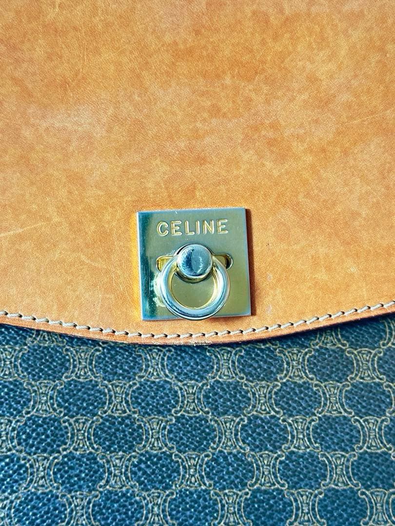 レア！セリーヌ　マカダム　ショルダーバッグ　ビンテージ　オールドセリーヌ