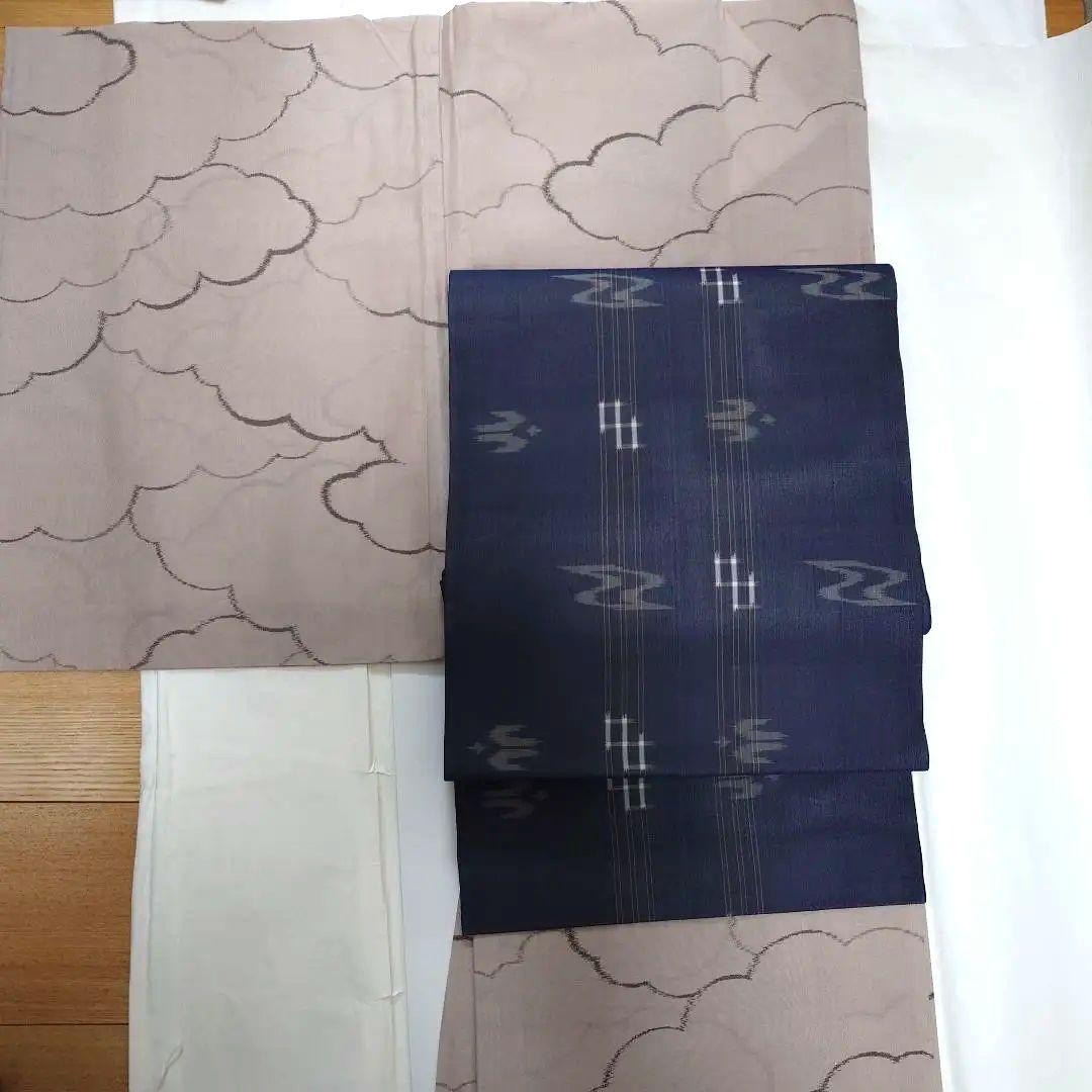 Eri　正絹　夏粋雅　紗紬　雲重ね