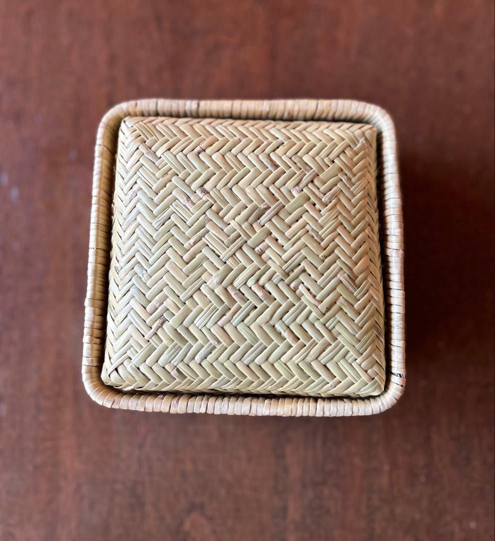 篠竹 サンドイッチかご　弁当かご　小物入れ　新品