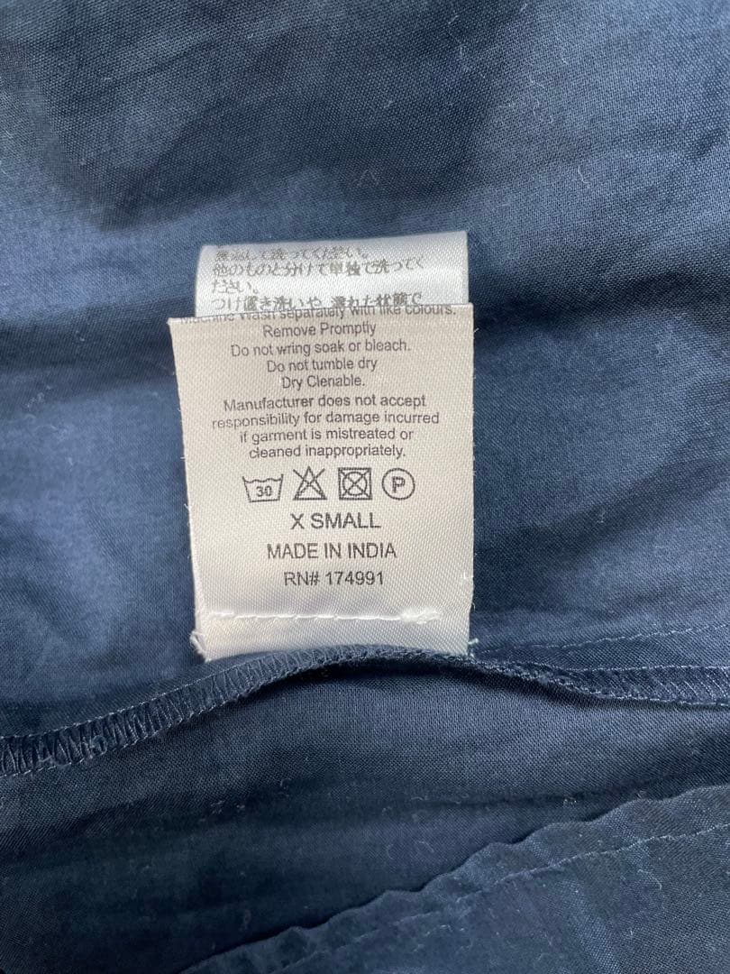 【超美品】Merlette マーレット　ネイビー Vネック　ロングワンピース