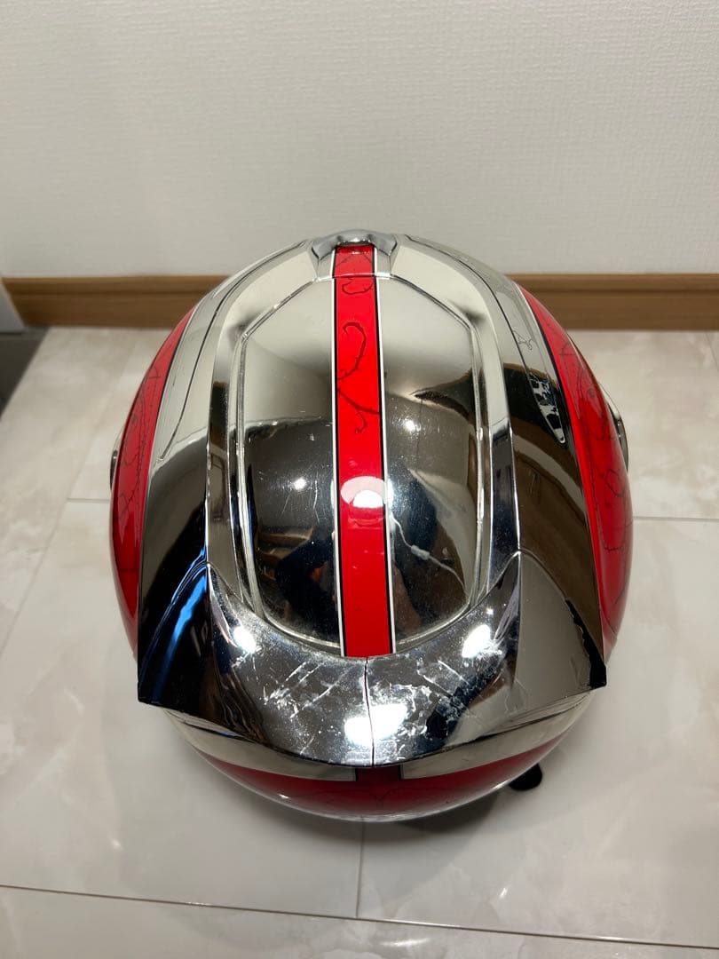 ICON フルフェイスヘルメット Mサイズ　メッキ　ブルーシールド