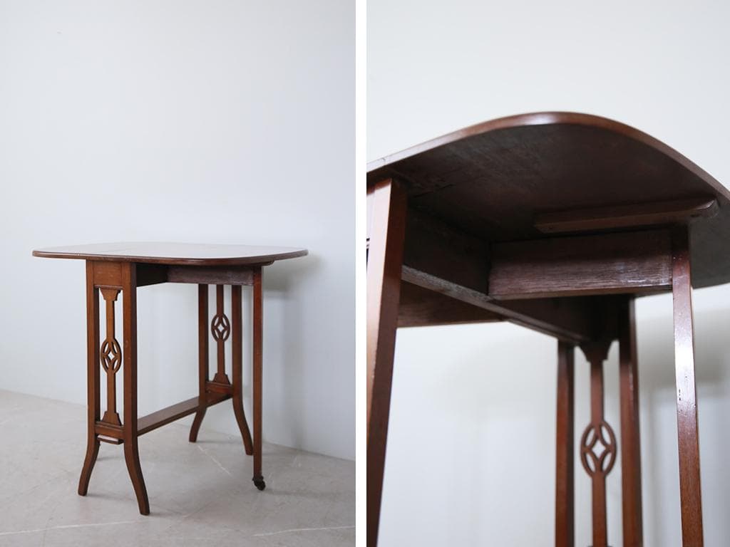 フランスアンティークアンリ2世様式コーヒーテーブル/ローテーブル机(90-98)