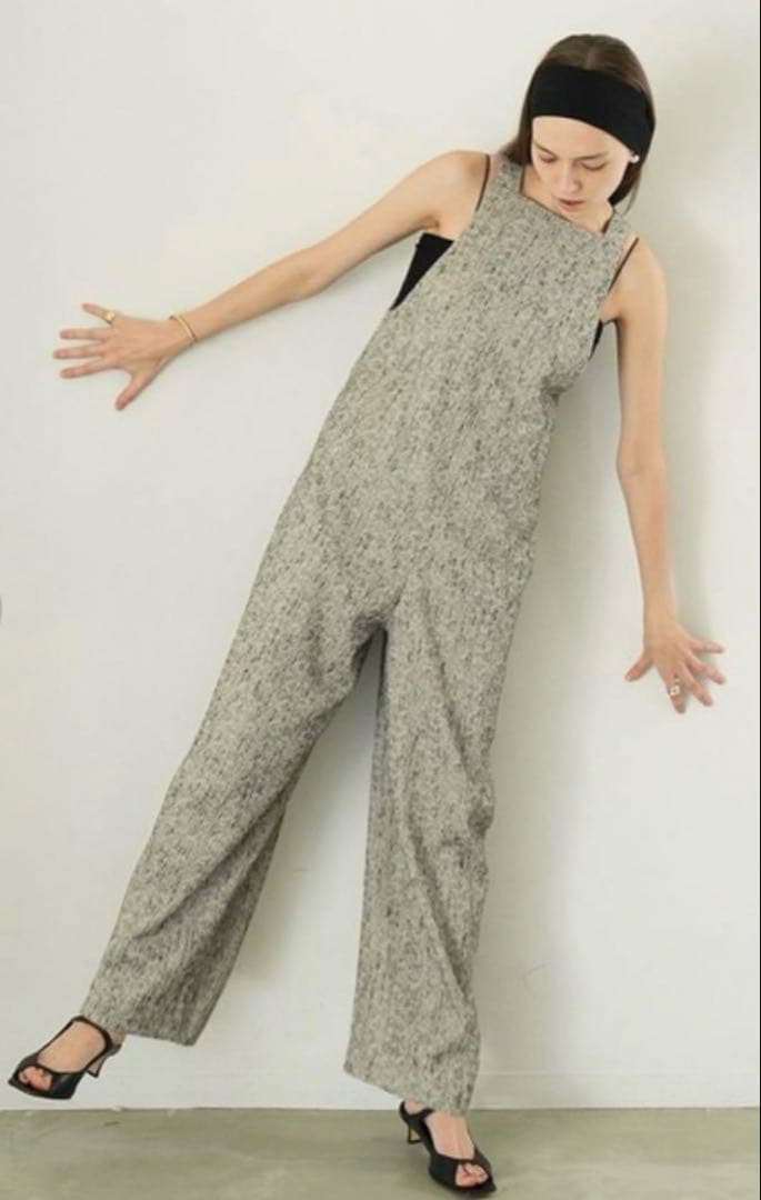 【ゆうりん】CLANE COCOON SALOPETTE PANTS