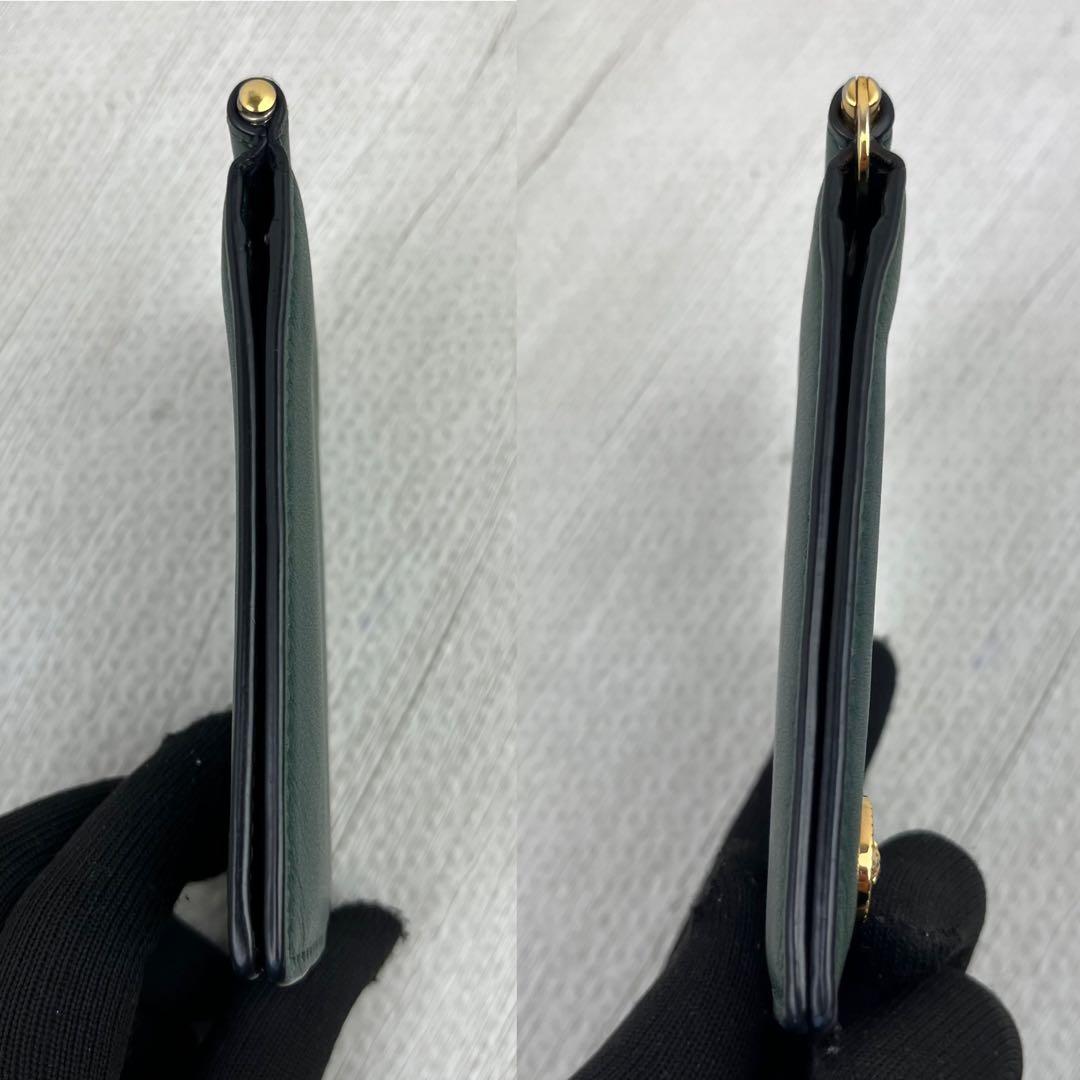 美品✨ VERSACE ヴェルサーチ マネークリップ メデューサ グリーン 緑