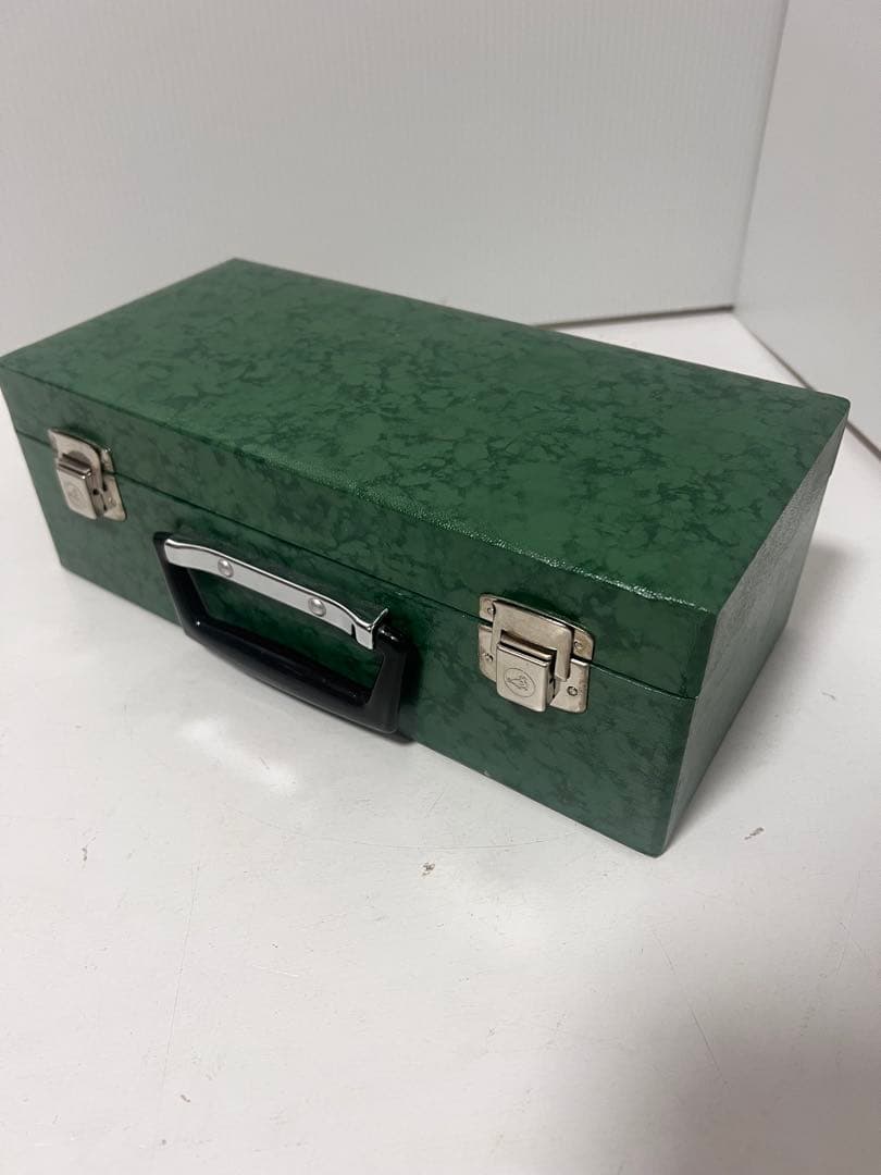 幻の新品未使用品　麻王印　背青　ジャンボ牌　昭和当時年代物　日本政府証紙　麻雀牌