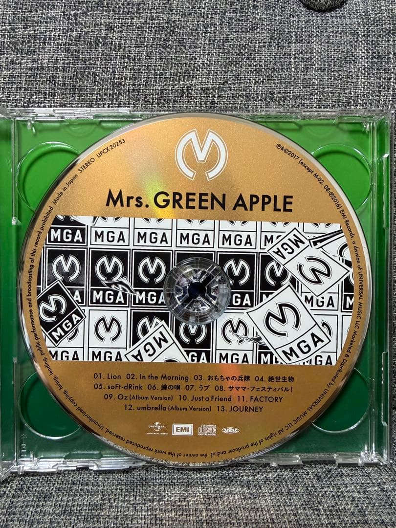 Mrs. GREEN APPLE 2nd アルバム初回限定盤