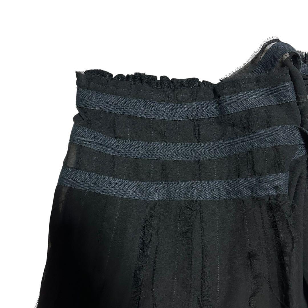 tricot COMME des GARCOINS 変形 切替 スカート　03s