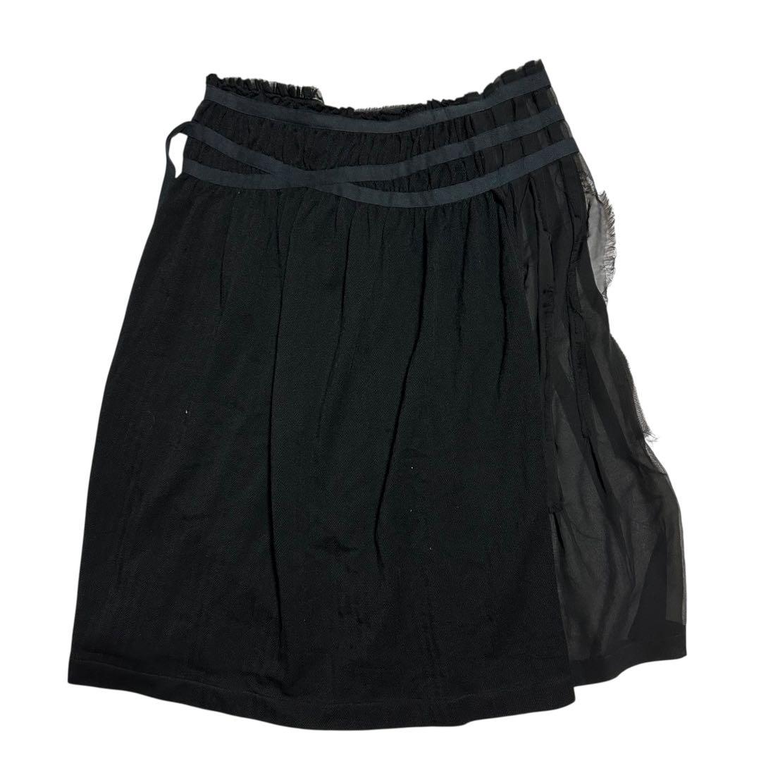 tricot COMME des GARCOINS 変形 切替 スカート　03s