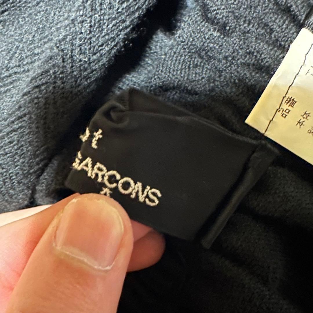 tricot COMME des GARCOINS 変形 切替 スカート　03s