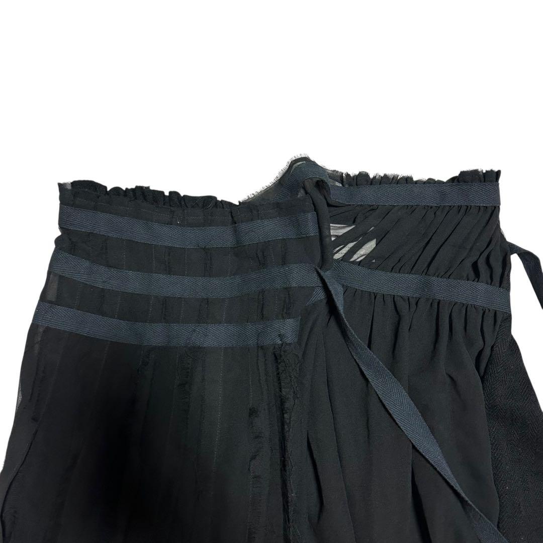 tricot COMME des GARCOINS 変形 切替 スカート　03s