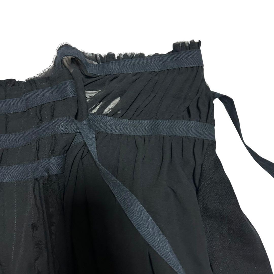 tricot COMME des GARCOINS 変形 切替 スカート　03s