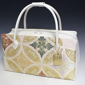 お洒落！！ 京都 西陣織 正絹帯地 使用 利休バッグ お茶席 241110