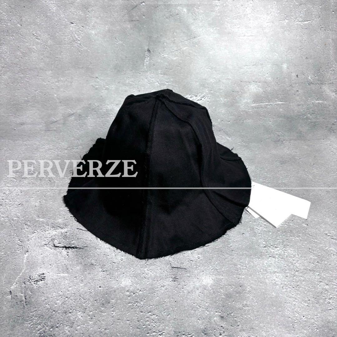 【新品未使用】PERVERZE｜Twill Cut Hat（BLK　日本製