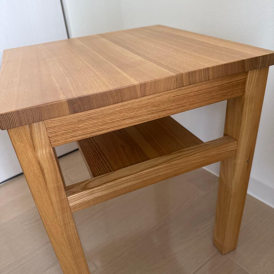 無印良品　MUJI 木製サイドテーブル　スツール