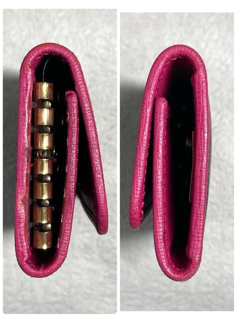 美品 フェンディ ズッカ柄 6連キーケース 箱付き