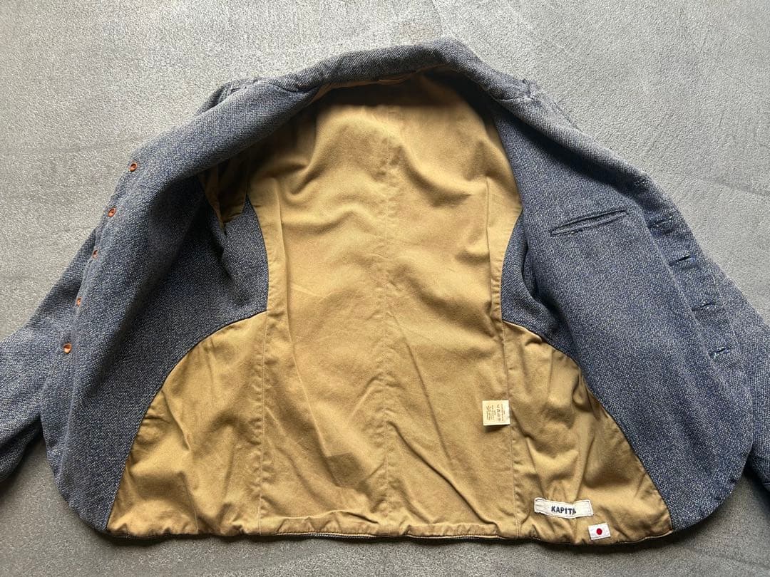 vintage KAPlTAL コットン織ジャケット　キャピタル