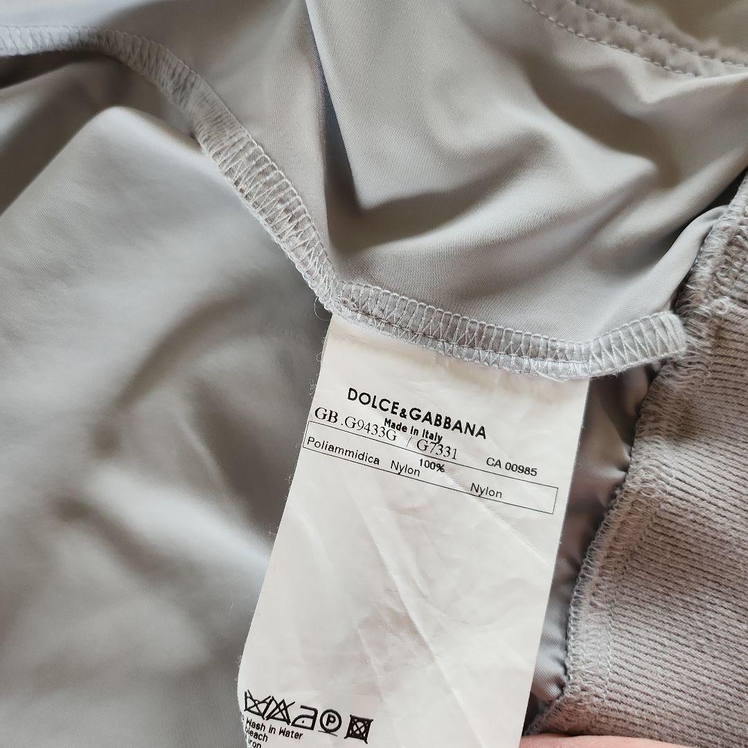 DOLCE&GABBANA フード付きシルバージャケット